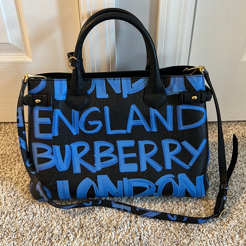 Burberry Medium Banner Graffiti Bag
